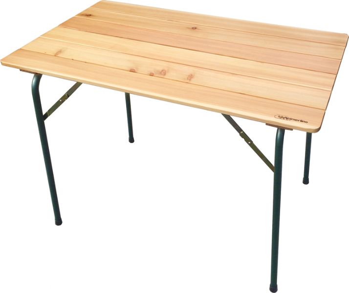 Camping table larch wood 100x60 cm - Larch table cm 100x60