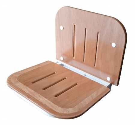 Shower seat marine plywood rounded corners TÜV GS Certified