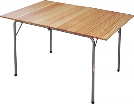 Double table larch wood 120x80 cm