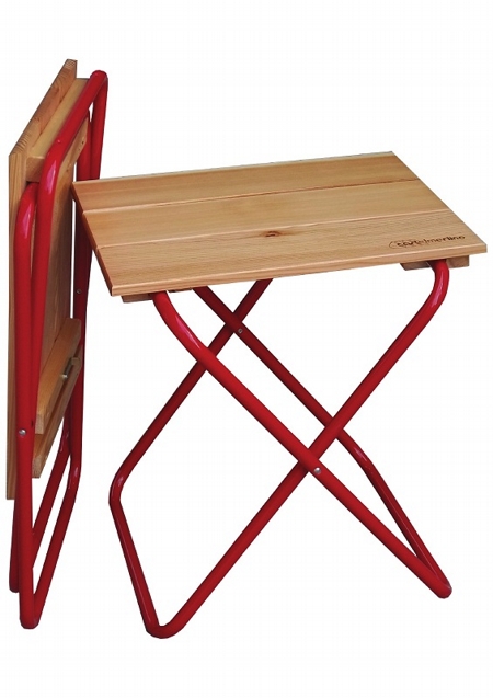 Larch wood folding stool
