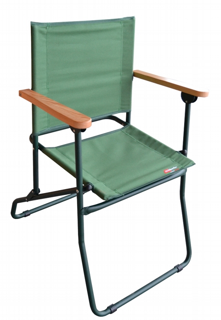 Roma chair - Military design with backrest